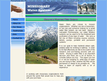 Tablet Screenshot of missionarywatersystems.com